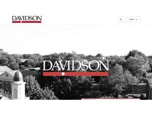 Davidson College's Website Screenshot