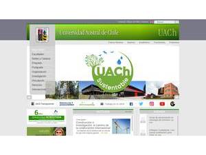 Southern University of Chile's Website Screenshot