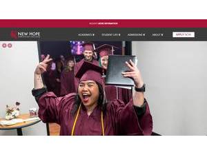 New Hope Christian College's Website Screenshot