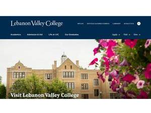 Lebanon Valley College's Website Screenshot