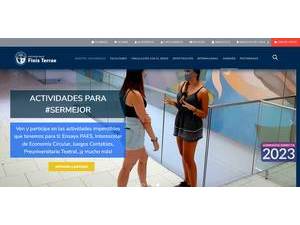 Universidad Finis Terrae's Website Screenshot
