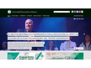 Universidad Nacional de La Matanza's Website Screenshot