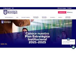 Universidad de Aconcagua's Website Screenshot