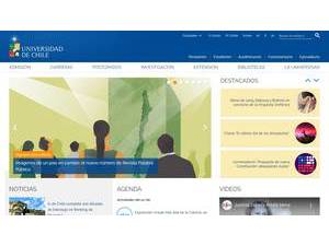University of Chile's Website Screenshot