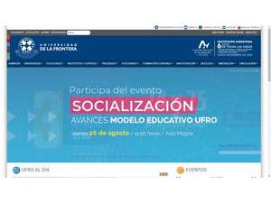 Universidad de La Frontera's Website Screenshot