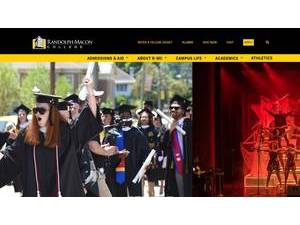 Randolph-Macon College's Website Screenshot