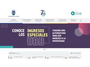 University of Bío Bío's Website Screenshot