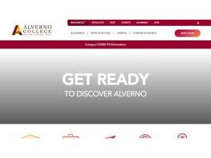 Alverno College's Website Screenshot