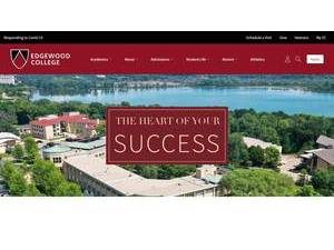 Edgewood College's Website Screenshot