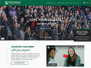 Wisconsin Lutheran College's Website Screenshot