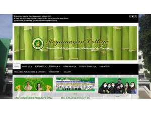 Meycauayan College's Website Screenshot