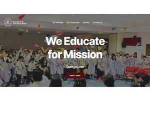 College of the Holy Spirit's Website Screenshot