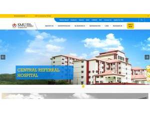 Sikkim Manipal University's Website Screenshot
