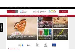 Universidad de Murcia's Website Screenshot
