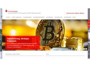 Hochschule für Finanzwirtschaft & Management's Website Screenshot