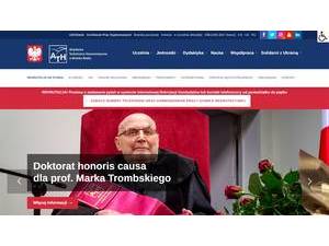 University of Bielsko-Biala's Website Screenshot