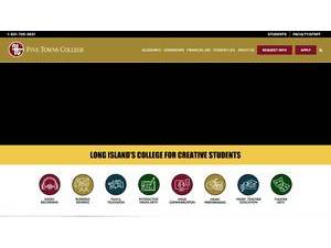 Five Towns College's Website Screenshot