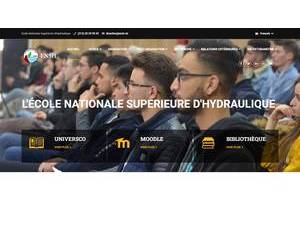 École Nationale Supérieure d'Hydraulique's Website Screenshot