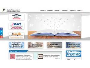 Université Mouloud Mammeri de Tizi-Ouzou's Website Screenshot