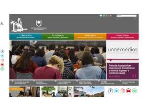 Northeast National University's Website Screenshot