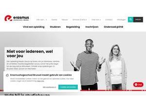 Erasmus Brussels University of Applied Sciences and Arts's Website Screenshot