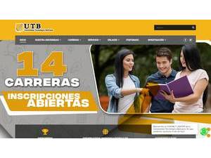 Bolivian University of Technology's Website Screenshot