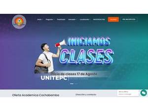 Universidad Técnica Privada Cosmos's Website Screenshot