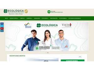 National Ecological University's Website Screenshot