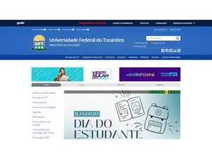 Universidade Federal do Tocantins's Website Screenshot