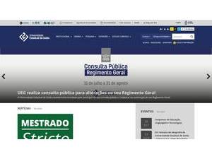 Universidade Estadual de Goiás's Website Screenshot
