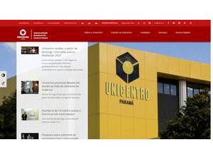 State University of the Central West's Website Screenshot