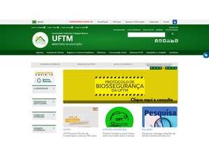 Universidade Federal do Triângulo Mineiro's Website Screenshot