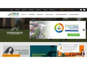 Universidad de Ciencias Aplicadas y Ambientales's Website Screenshot