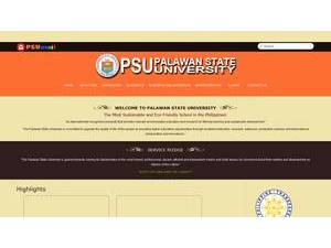 Palawan State University's Website Screenshot
