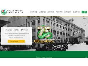 University of San Carlos's Website Screenshot