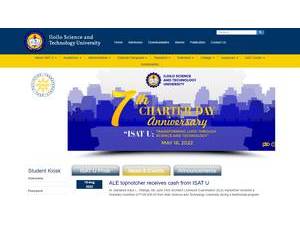 Iloilo Science and Technology University's Website Screenshot