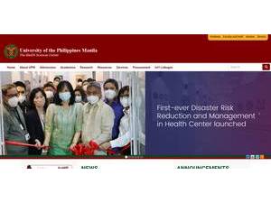 University of the Philippines Manila's Website Screenshot