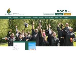 Adventist University of France's Website Screenshot