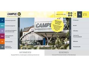 CAMPUS 02 University of Applied Sciences's Website Screenshot