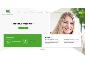 Škoda Auto University's Website Screenshot