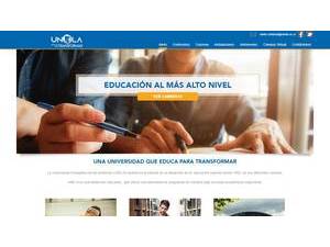 Universidad Evangélica de las Américas's Website Screenshot