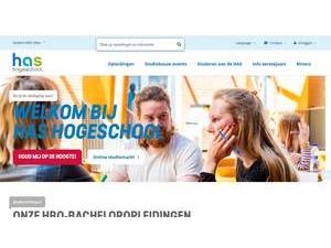 HAS University of Applied Sciences's Website Screenshot