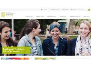 Private University College of Teacher Education Augustinum's Website Screenshot